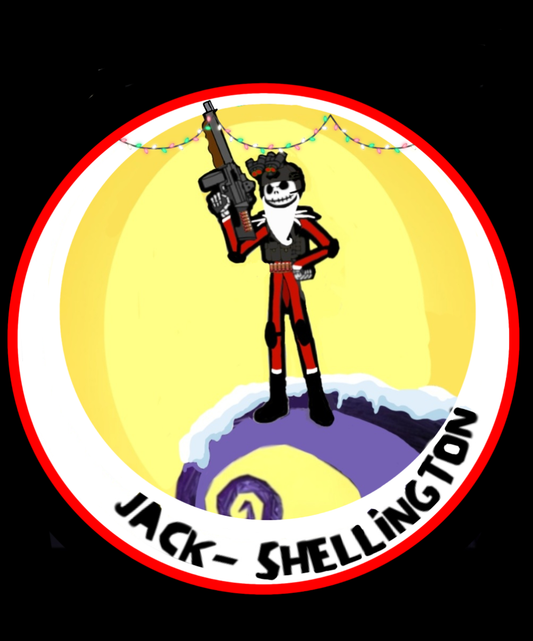Jack Shellington Patch! (Glow in the dark accents)