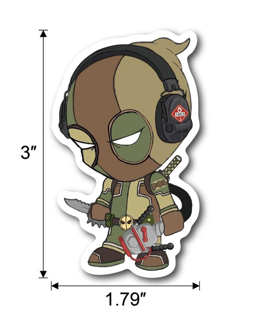 JAA Deadpool Decal sticker
